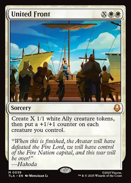 United Front, Magic card TLA 39 — Avatar: The Last Airbender set