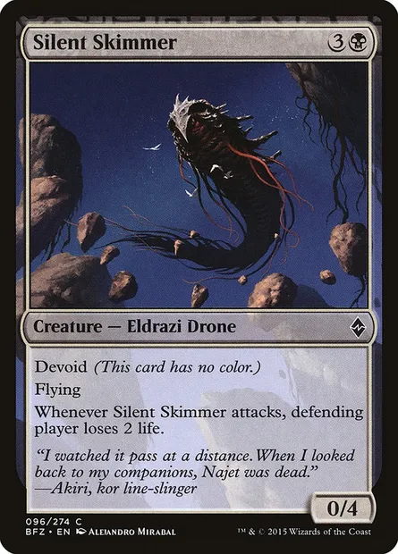 Silent Skimmer, Magic card BFZ 96 — Battle for Zendikar set
