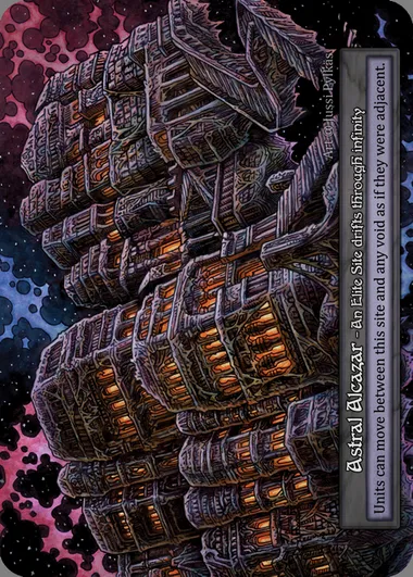 Astral Alcazar, carte Sorcery ALP 345 — extension Alpha