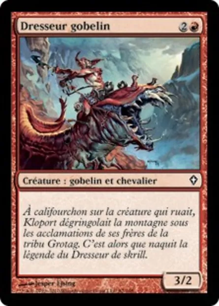Dresseur gobelin, carte Magic WWK 82 — extension Worldwake