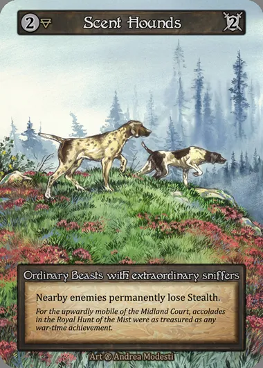 Scent Hounds, carte Sorcery BET 144 — extension Beta