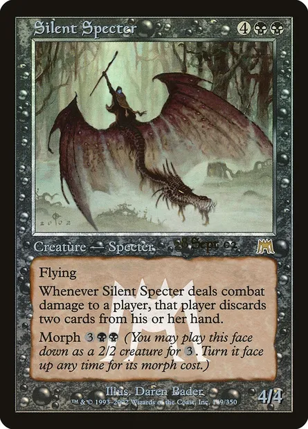 Spectre silencieux, carte Magic PONS 169 — extension Onslaught Promos
