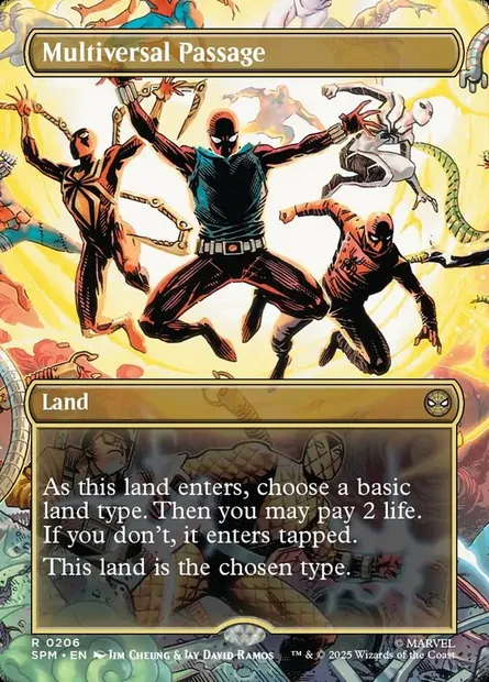 Multiversal Passage, Magic card SPM 206 — Marvel's Spider-Man set