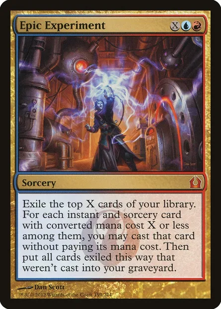 Epic Experiment, Magic card RTR 159 — Return to Ravnica set