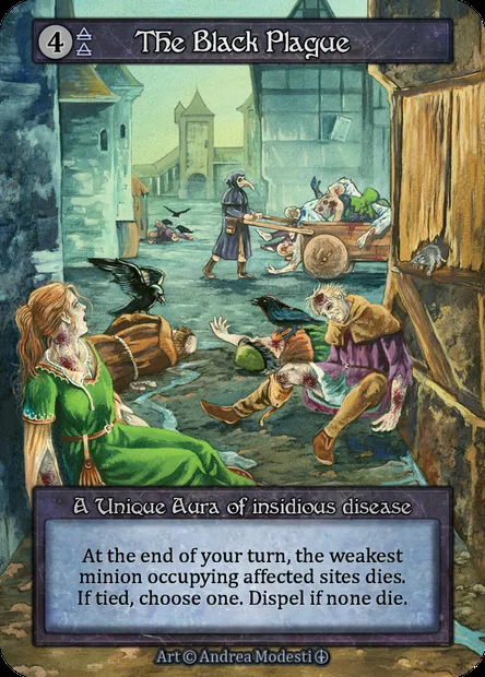 The Black Plague, carte Sorcery ATH 157 — extension Arthurian Legends