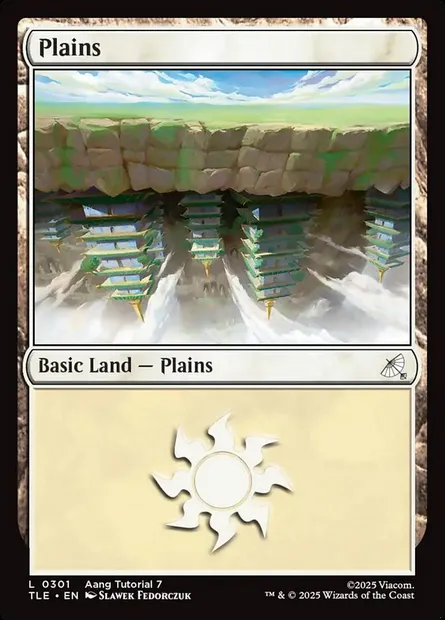 Plaine, carte Magic TLE 301 — extension Avatar: The Last Airbender Eternal