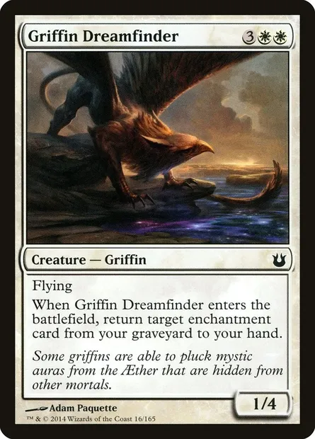 Griffin Dreamfinder, Magic card BNG 16 — Born of the Gods set