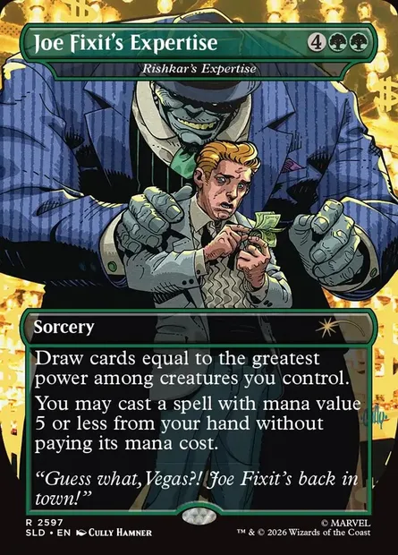 Rishkar's Expertise, Magic card SLD 2597 — Secret Lair Drop set