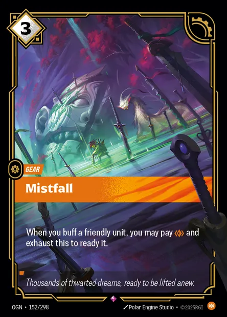 Mistfall, Riftbound card OGN 152 — Origins set
