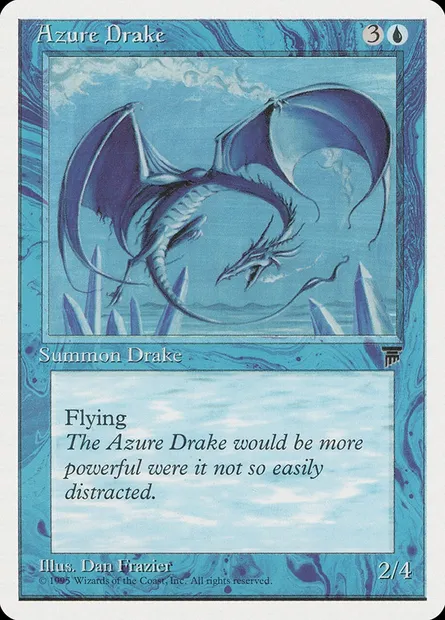 Azure Drake, Magic card CHR 15 — Chronicles set