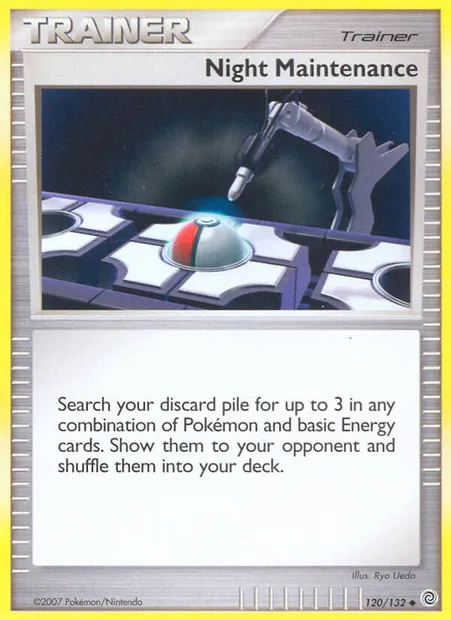 Night Maintenance, Pokémon card SW 120 — Secret Wonders set
