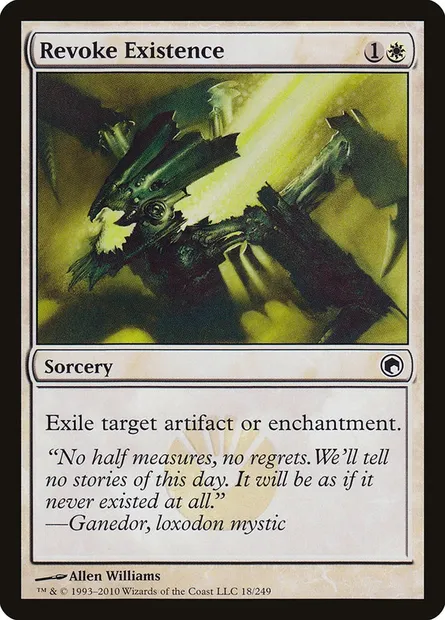 Revoke Existence, Magic card SOM 18 — Scars of Mirrodin set