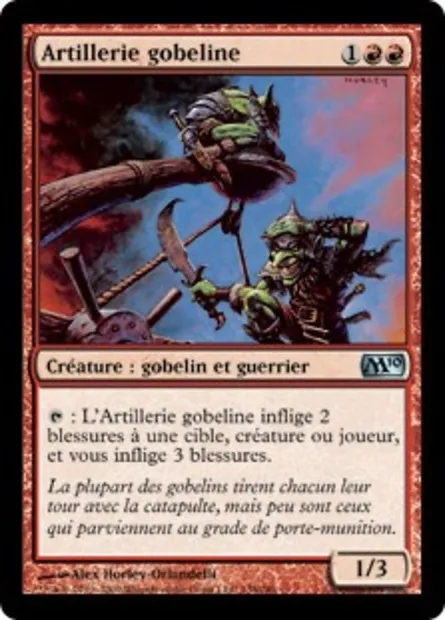Artillerie gobeline, carte Magic M10 138 — extension Magic 2010