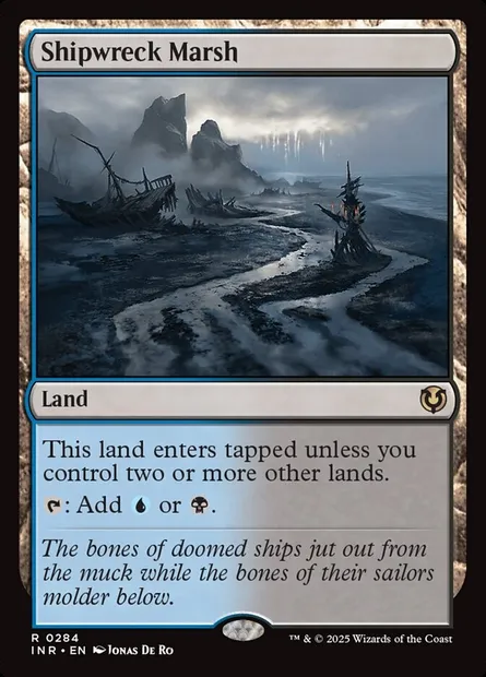 Shipwreck Marsh, Magic card INR 284 — Innistrad Remastered set