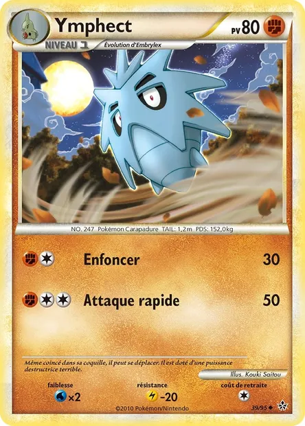 Ymphect, carte Pokémon UL 39 — extension Déchaînement