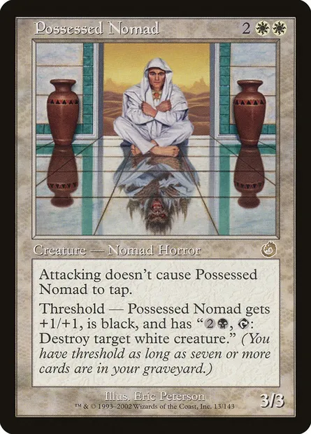 Nomade possédé, carte Magic TOR 13 — extension Tourment