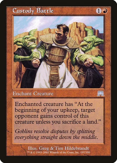 Custody Battle, Magic card ONS 197 — Onslaught set