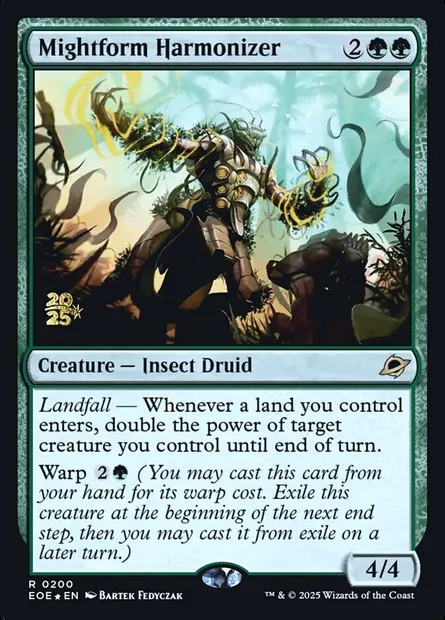 Mightform Harmonizer, Magic card PEOE 200s — Edge of Eternities Promos set
