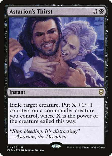 Astarion's Thirst, Magic card CLB 114 — Commander Legends: Battle for Baldur's Gate set