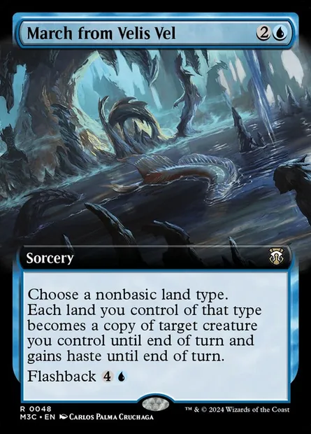 March from Velis Vel, Magic card M3C 48 — Modern Horizons 3 Commander set