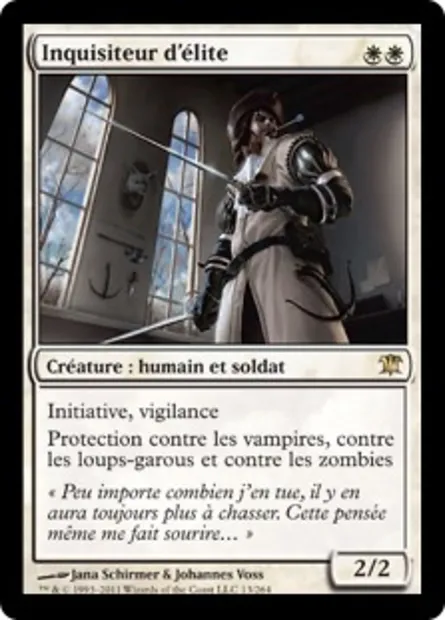 Inquisiteur d'élite, carte Magic ISD 13 — extension Innistrad