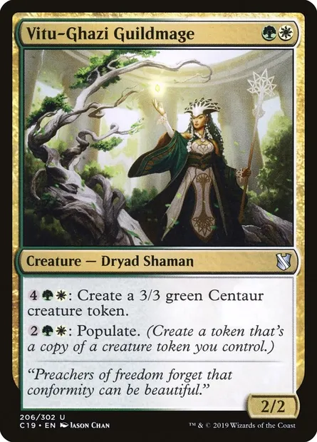 Vitu-Ghazi Guildmage, Magic card C19 206 — Commander 2019 set