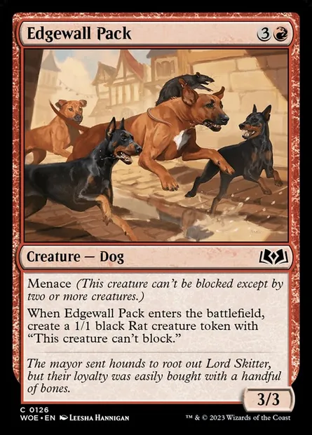 Edgewall Pack, Magic card WOE 126 — Wilds of Eldraine set