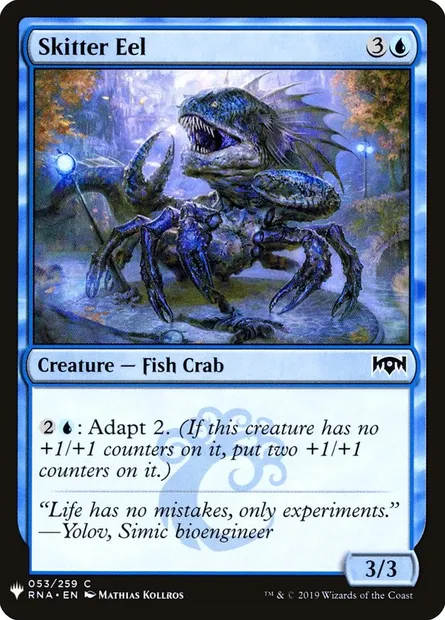 Skitter Eel, Magic card PLST RNA-53 — The List set