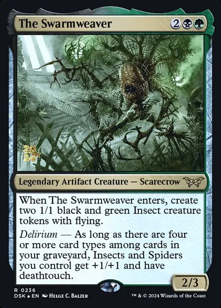 The Swarmweaver, Magic card PDSK 236s — Duskmourn: House of Horror Promos set