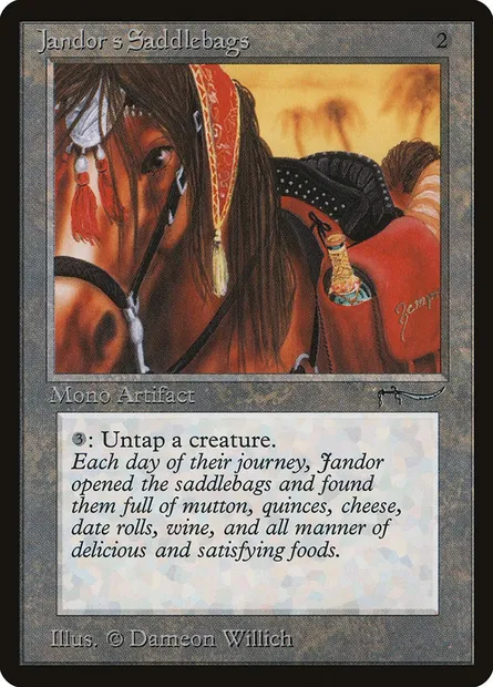 Jandor's Saddlebags, Magic card ARN 65 — Arabian Nights set