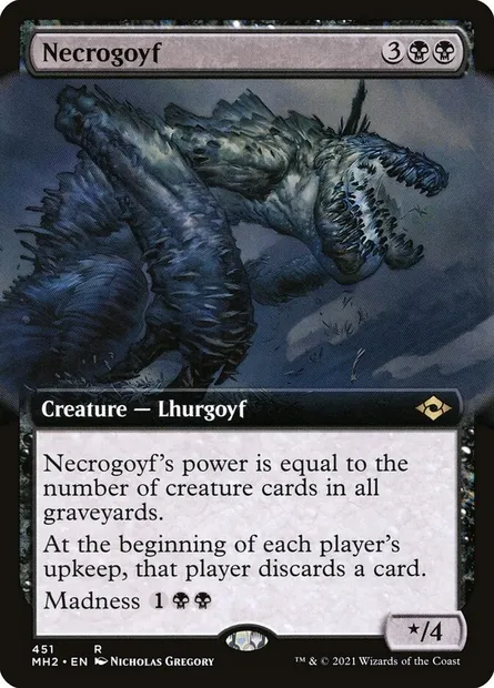 Necrogoyf, Magic card MH2 451 — Modern Horizons 2 set
