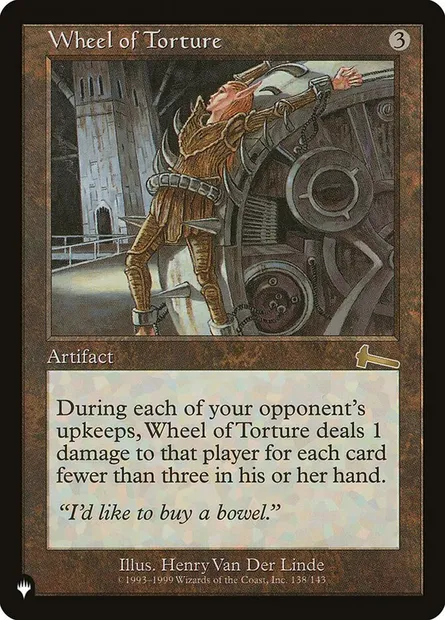 Supplice de la roue, carte Magic PLST ULG-138 — extension The List