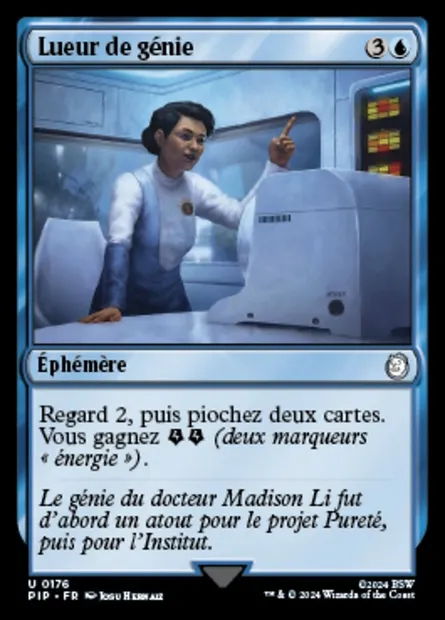 Lueur de génie, carte Magic PIP 176 — extension Fallout