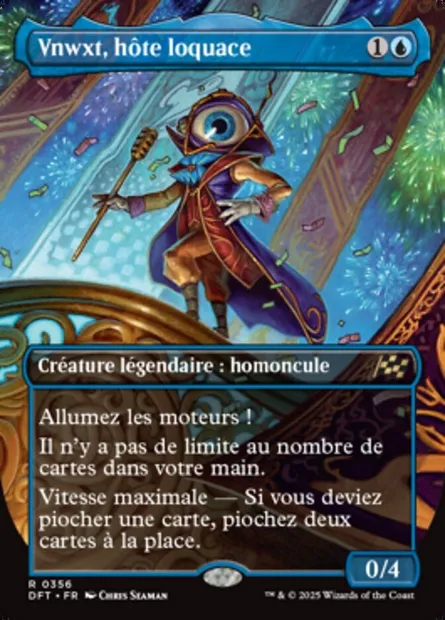 Vnwxt, hôte loquace, carte Magic DFT 356 — extension Aetherdrift