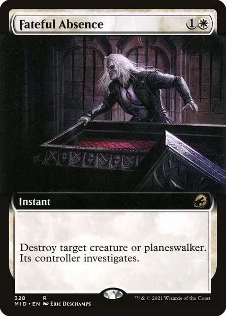 Fateful Absence, Magic card MID 328 — Innistrad: Midnight Hunt set