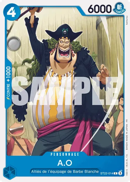 A.O, carte One Piece ST22-014 — extension ACE ET NEWGATE