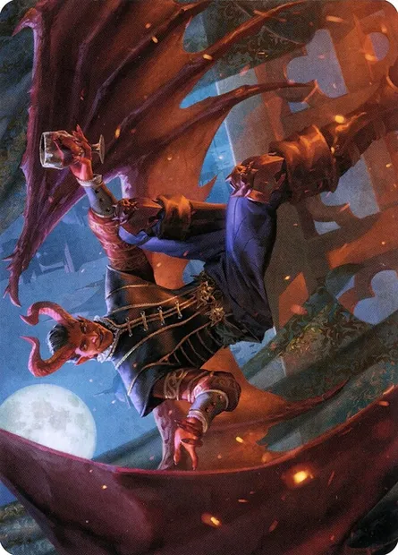 Raphael, Fiendish Savior // Raphael, Fiendish Savior, Magic card ACLB 40 — Battle for Baldur's Gate Art Series set