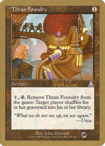 Thran Foundry, Magic card WC99 mlp140sb — World Championship Decks 1999 set