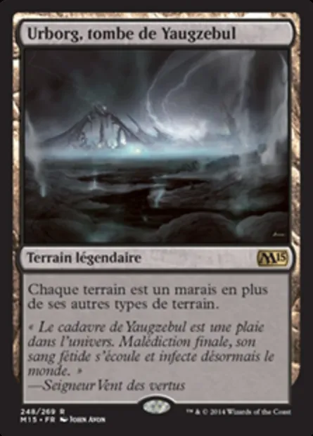 Urborg, tombe de Yaugzebul, carte Magic M15 248 — extension Magic 2015