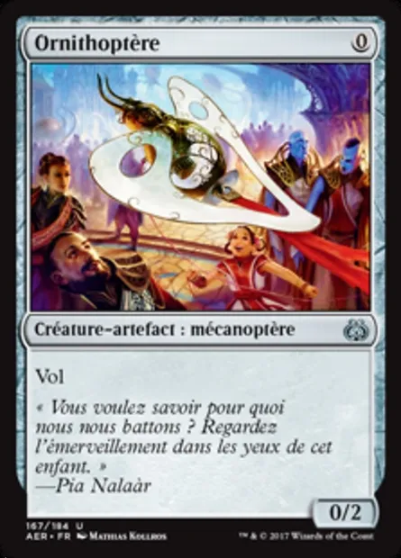 Ornithoptère, carte Magic AER 167 — extension La révolte éthérique