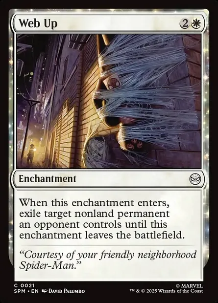 Web Up, Magic card SPM 21 — Marvel's Spider-Man set