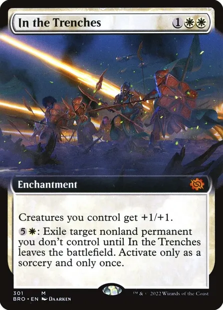 In the Trenches, Magic card BRO 301 — The Brothers' War set