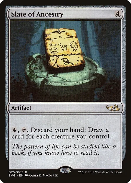 Slate of Ancestry, Magic card EVG 25 — Duel Decks Anthology: Elves vs. Goblins set