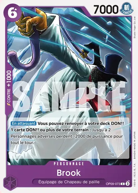 Brook, carte One Piece OP09-073 — extension LES NOUVEAUX EMPEREURS