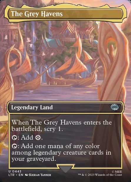 The Grey Havens, Magic card LTR 443 — The Lord of the Rings: Tales of Middle-earth set