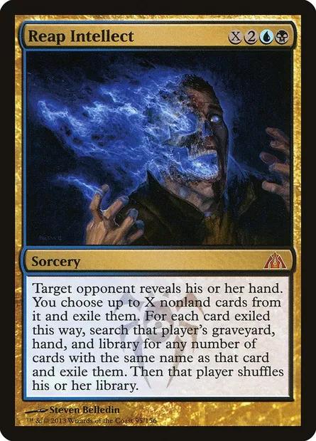 Reap Intellect, Magic card DGM 95 — Dragon's Maze set