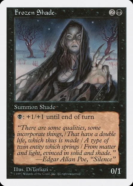 Ombre glaciale, carte Magic 5ED 163 — extension Cinquième Edition