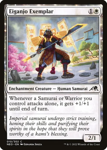 Eiganjo Exemplar, Magic card NEO 10 — Kamigawa: Neon Dynasty set
