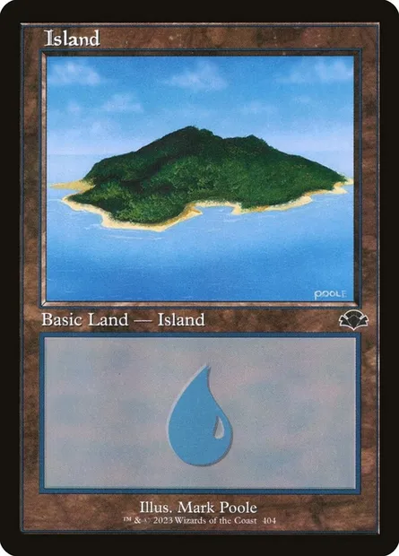 Island, Magic card DMR 404 — Dominaria Remastered set