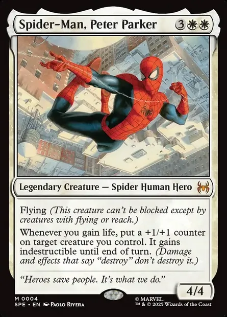 Spider-Man, Peter Parker, Magic card SPE 4 — Marvel's Spider-Man Eternal set